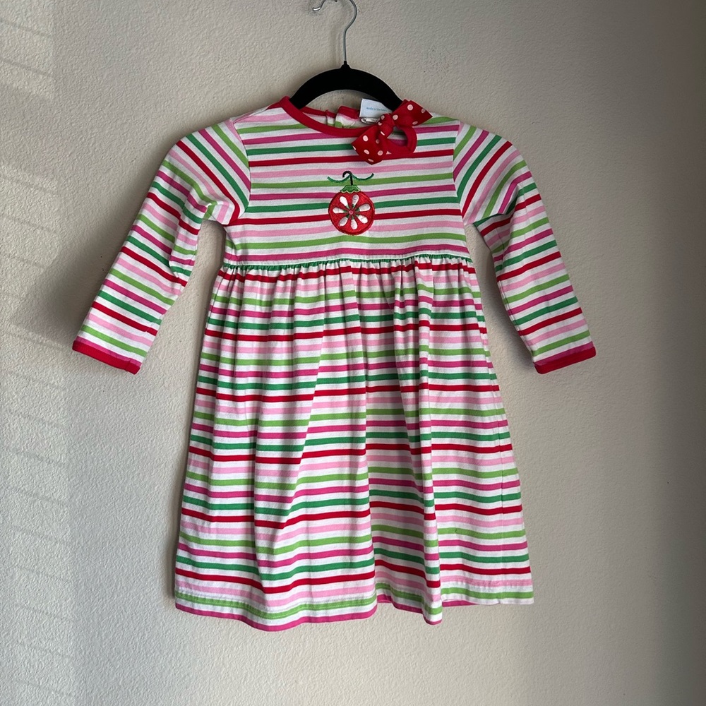 Patsy Aiken Striped Christmas Dress